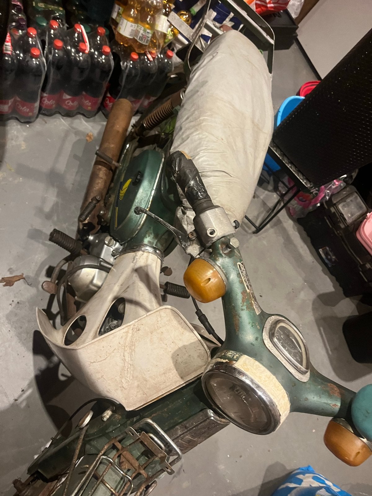 Oude Honda C50 bromfiets - Opknapper, Ophalen of Verzenden, Maximaal 45 km/u, Overige merken
