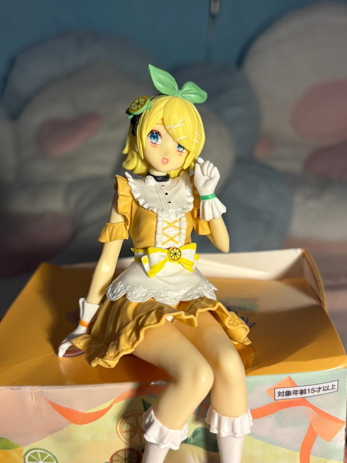 Kagamine Rin Citrus Mikko Noodle Stopper Figure Vocaloid, Ophalen of Verzenden, Zo goed als nieuw