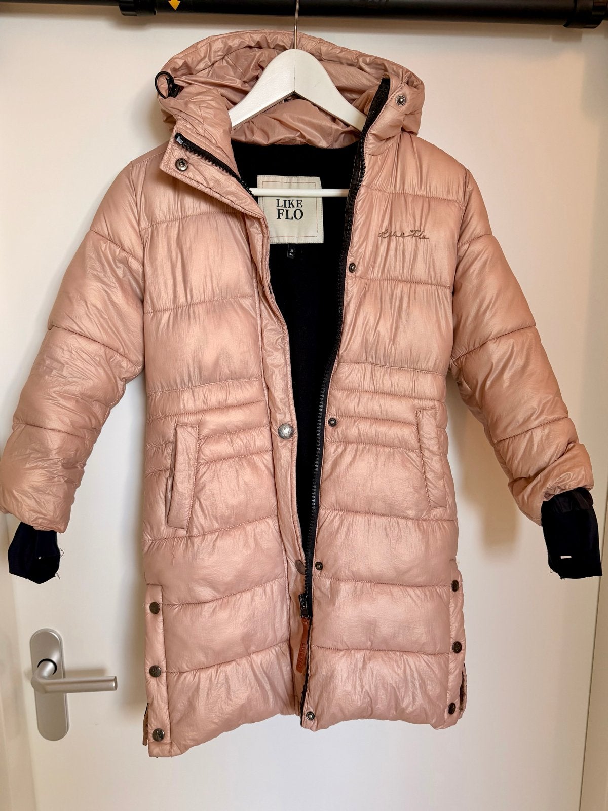 Like Flo Meisjes Winterjas Roze Maat 128, Ophalen of Verzenden, Gebruikt, Meisje, Jas