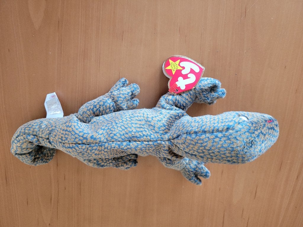 Ty Beanie Baby Hagedis Scaly, Ophalen of Verzenden, Zo goed als nieuw, Overige typen