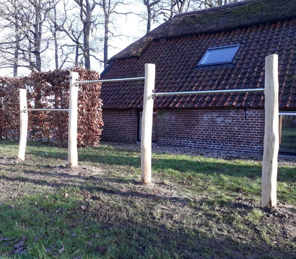 ROBINIA DUIKELREK DRIEDELIG kukelrek rekstok trapeze, Ophalen, Nieuw