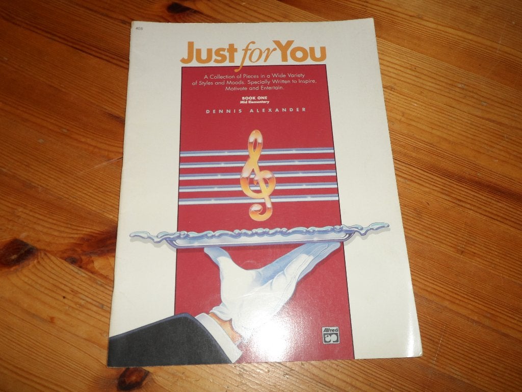 Just for you - dennis alexander - book 1, Ophalen of Verzenden, Zo goed als nieuw, Artiest of Componist, Piano