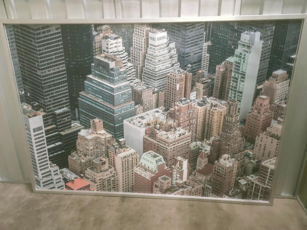 Supergroot schilderij Reproductie Foto New York., Ophalen, Zo goed als nieuw, 125 cm of meer, Foto of Poster