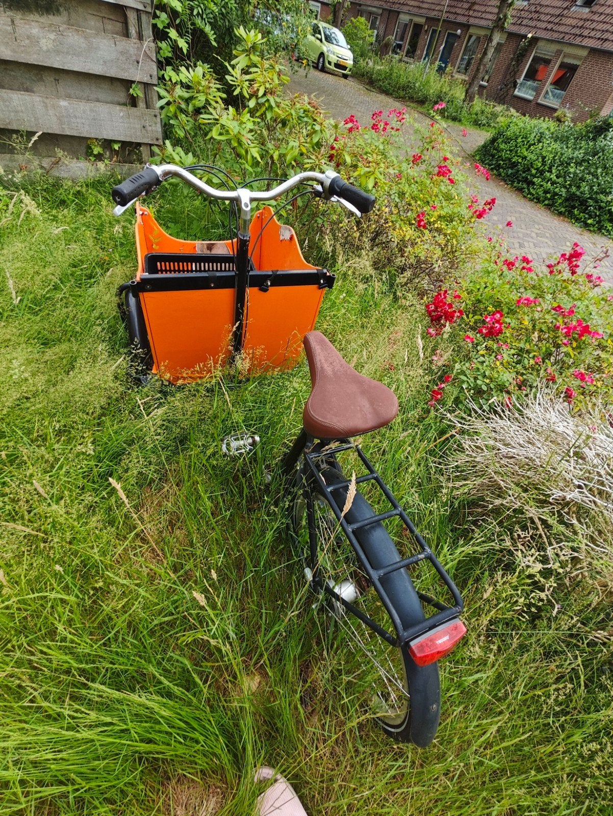 Oude bakfiets defect - ideaal voor onderdelen, Ophalen, Gebruikt, Goederen, Overige merken