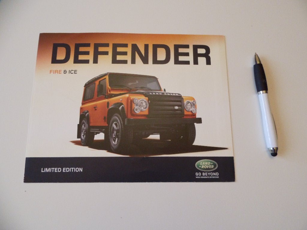 Land Rover Defender Fire & Ice 2009, Verzenden, Zo goed als nieuw, Overige merken