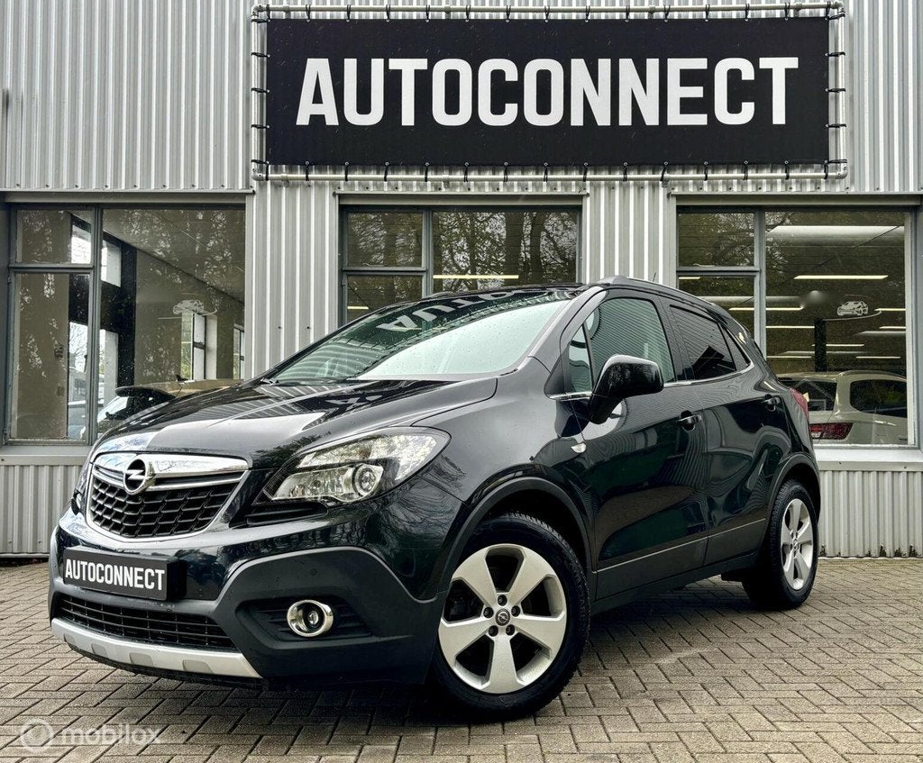 Opel Mokka 1.4 Turbo.140 PK. NAVI, CRUISE, CAMERA AUTOMAAT., 15 km/l, Gebruikt, Zwart, Bedrijf