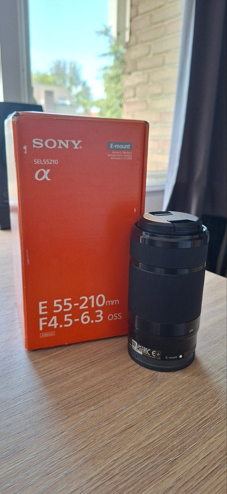 Sony E 55-210mm F4.5-6.3 OSS Telelens voor E-mount, Sony E-mount, Sony, Zoom, Zo goed als nieuw