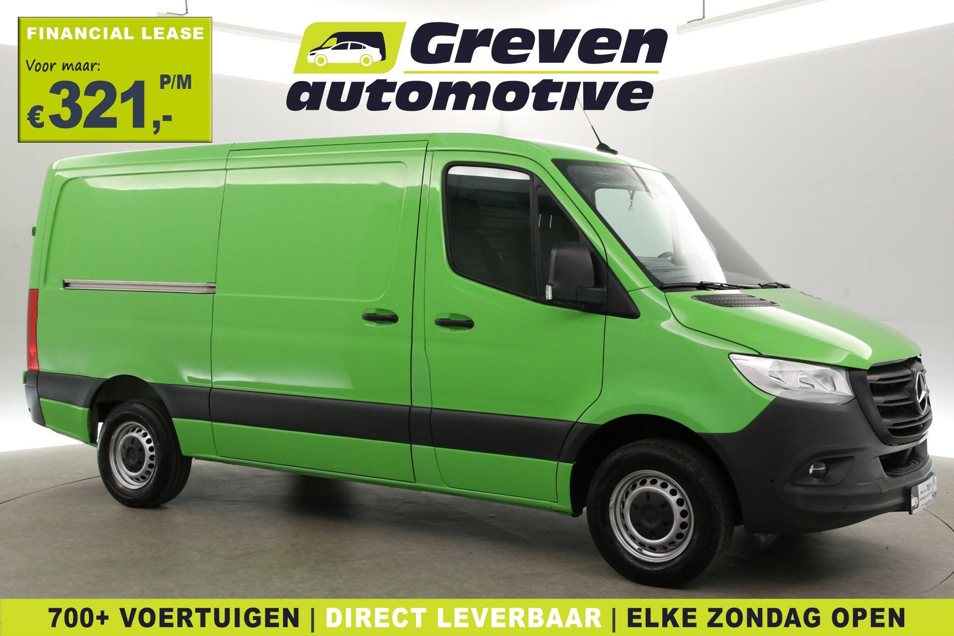 Mercedes-Benz Sprinter RWD 317 CDI 170PK L2H1 | Automaat | C, Auto's, Automaat, Lichtsensor, Gebruikt, Euro 6