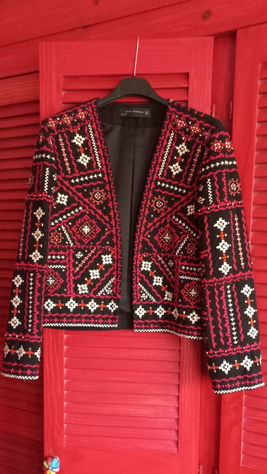 Zara Geborduurd Jasje Maat S - Zo goed als nieuw, Kleding | Dames, Zara, Ophalen of Verzenden, Zo goed als nieuw, Maat 36 (S)