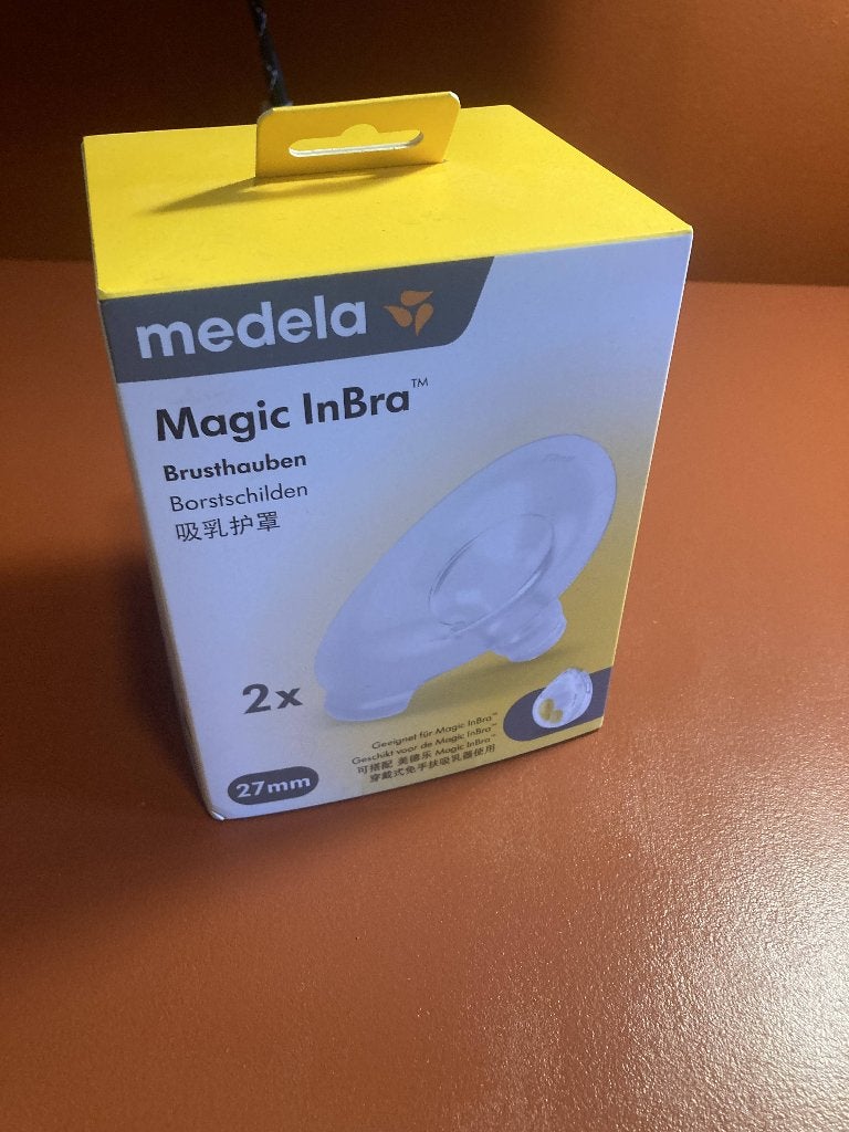 Medela Magic InBra Borstschilden 27mm (2x), Ophalen of Verzenden, Zo goed als nieuw, Borstkolf