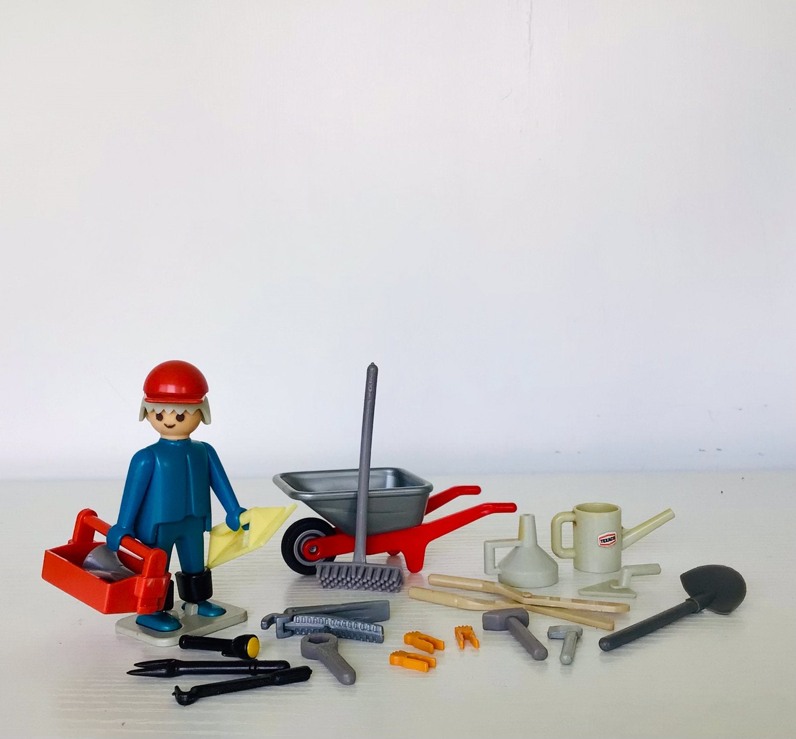 Setje vintage Playmobil, thema: Klussen, Ophalen of Verzenden, Gebruikt, Overige series, Figuren