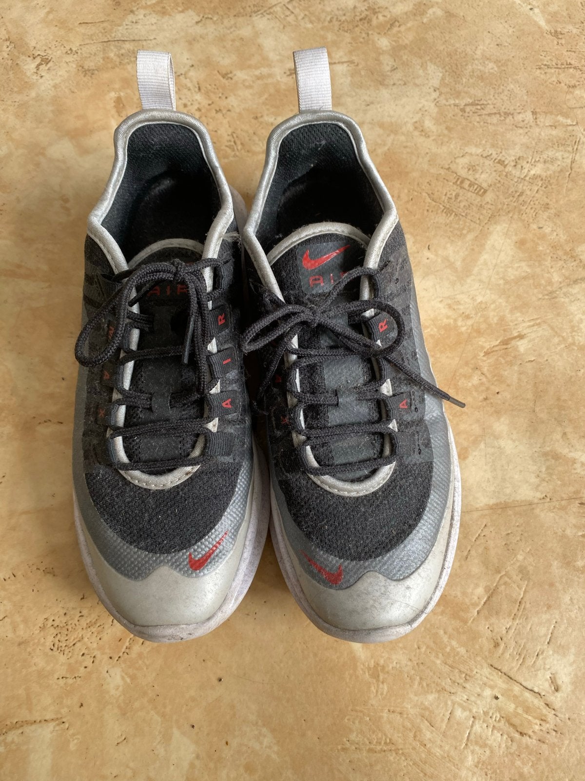 Nike Air Max Sneakers - Zwart/Grijs/Rood maat 36,5, Ophalen of Verzenden, Gedragen, Zwart, Sneakers of Gympen