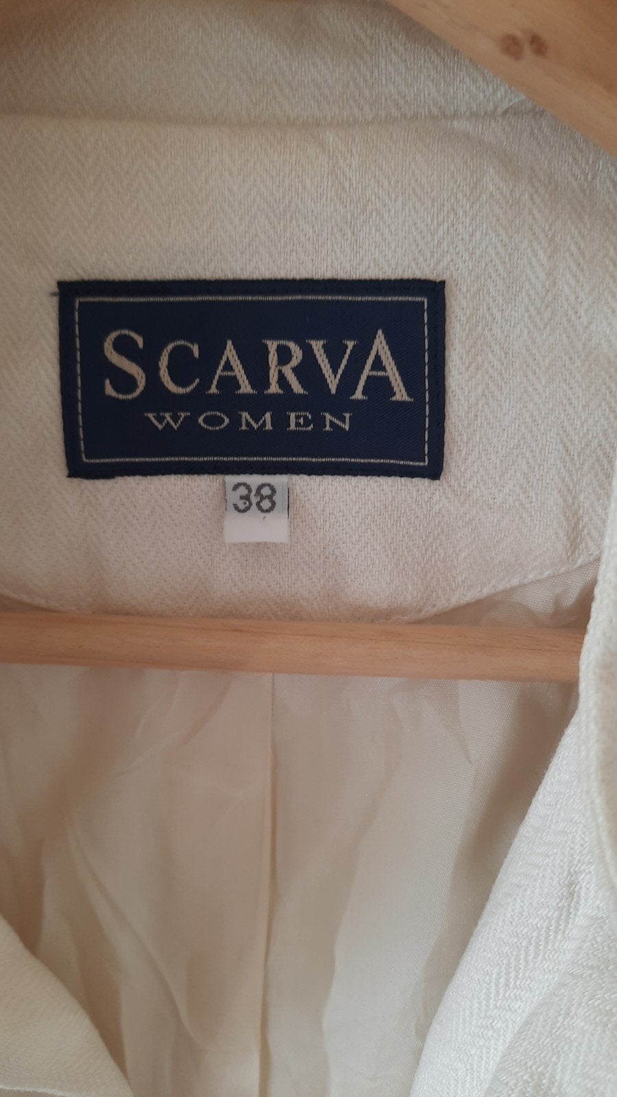 scarva wit jasje, heel sjiek en ook casual te dragen!, Kleding | Dames, Ophalen of Verzenden, Zo goed als nieuw, Wit