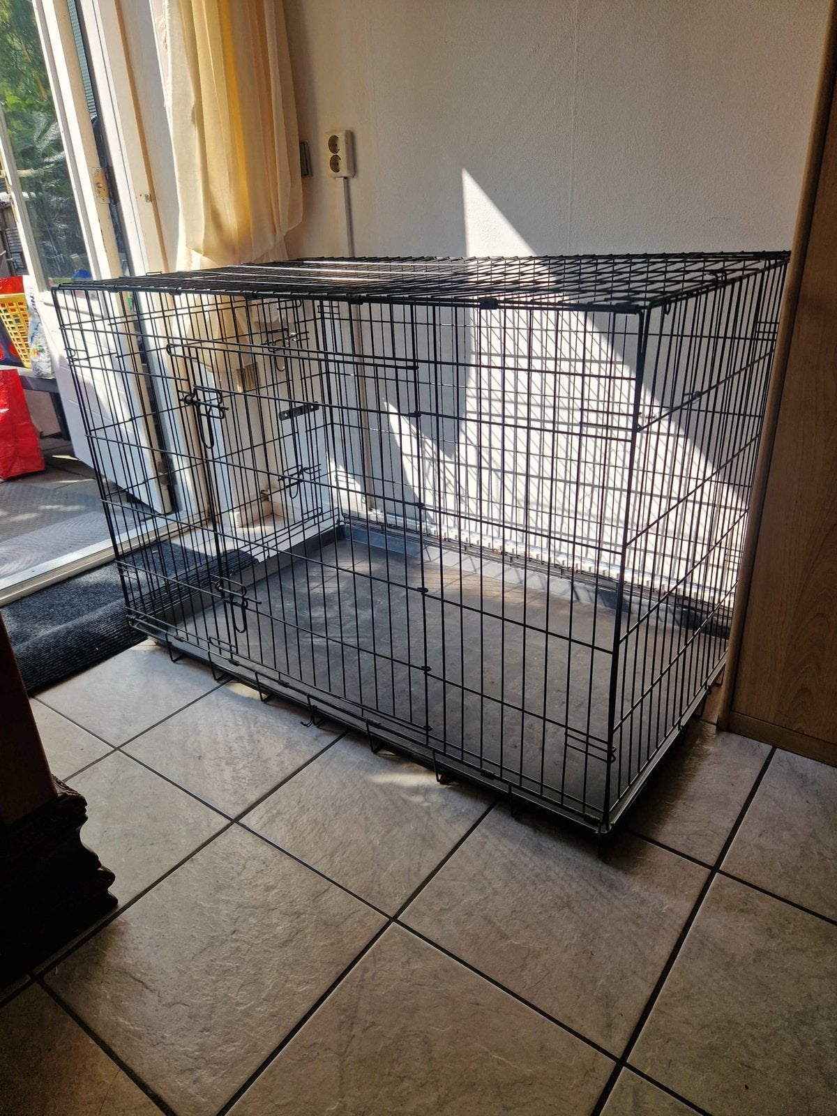 Hondenhok, Dieren en Toebehoren, Ophalen, Zo goed als nieuw, 110 cm of meer, 65 tot 100 cm