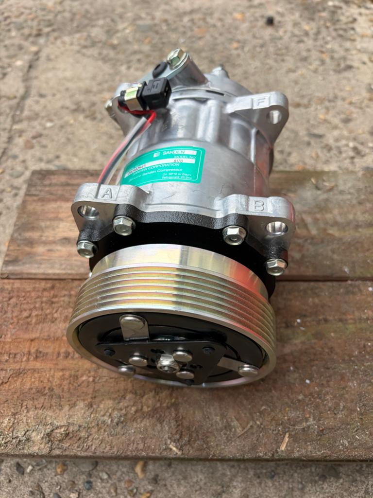 Sanden SD7H15 airco compressor,  8170 . Geschikt voor R134a, Ophalen, Sanden, Info@sanden.com, Volkswagen