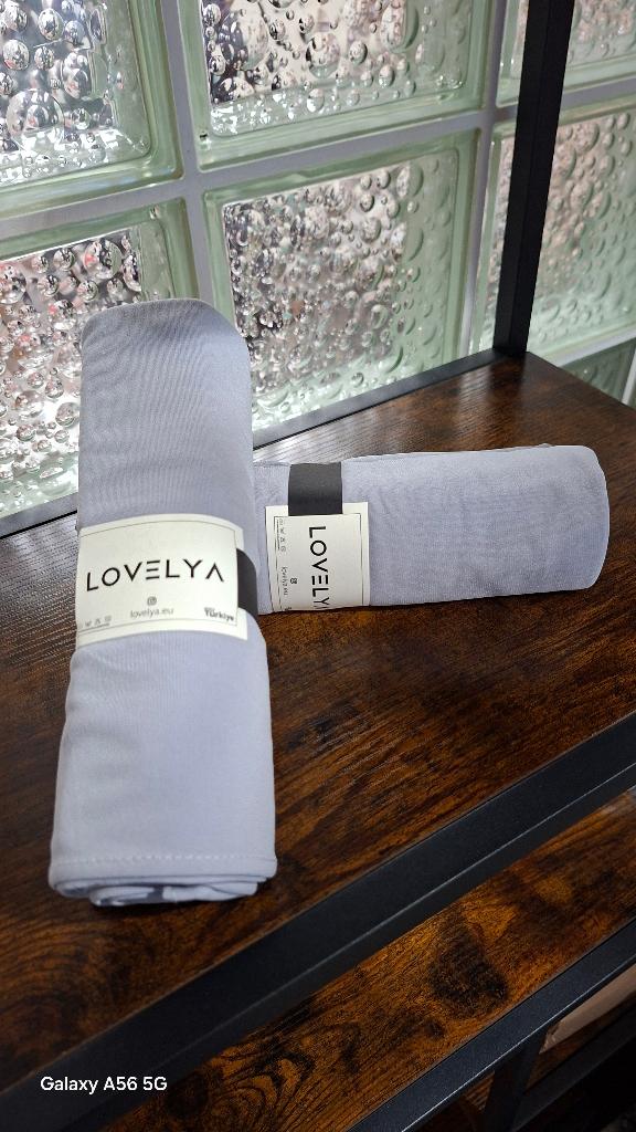Premium Jersey Hijab / Hoofddoek – Light Grey (1 Stuks), Kleding | Dames, Mutsen, Sjaals en Handschoenen, Lovelya, Nieuw, Info@najatique.nl