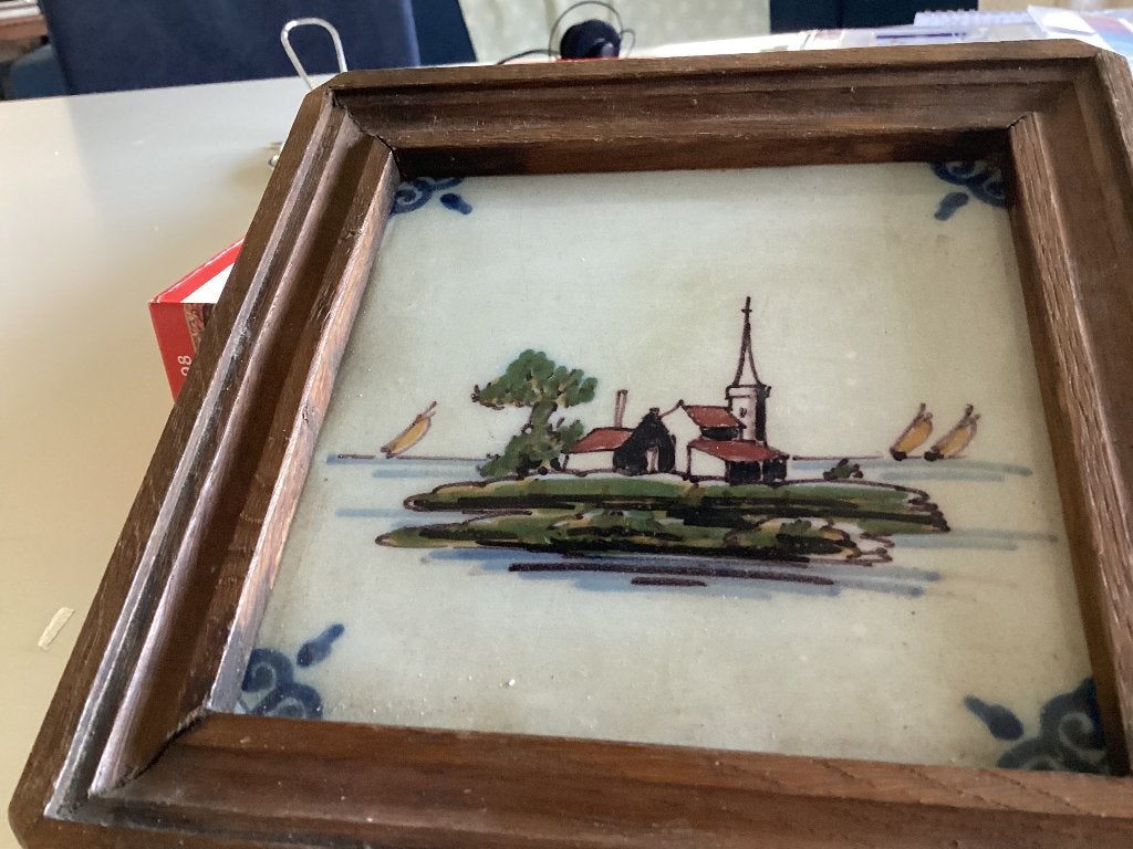 Prachtig tegeltje, Antiek en Kunst, Antiek | Wandborden en Tegels, Verzenden