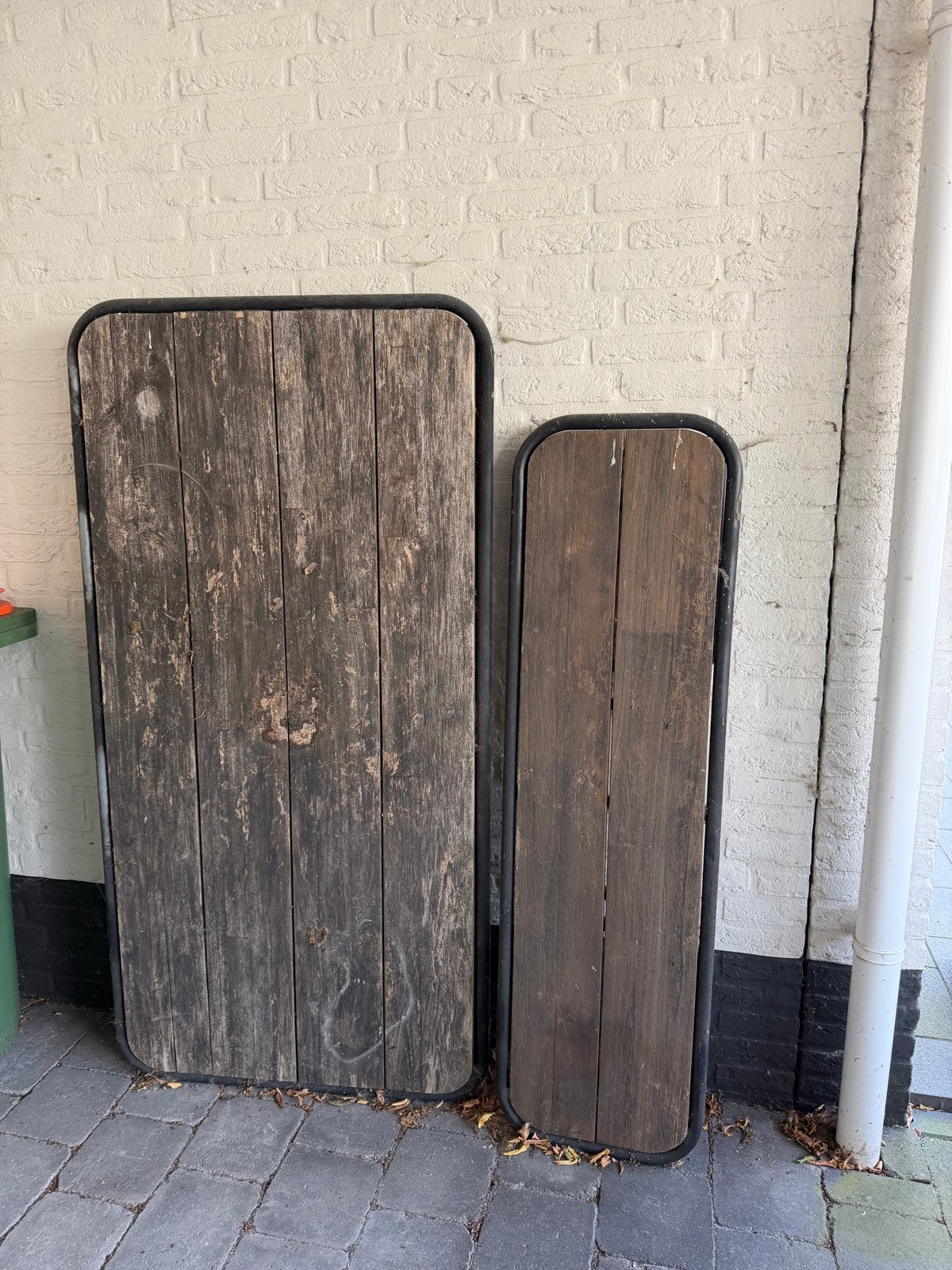 Eettafel en bank, Ophalen, Gebruikt, 100 tot 150 cm, 50 tot 100 cm