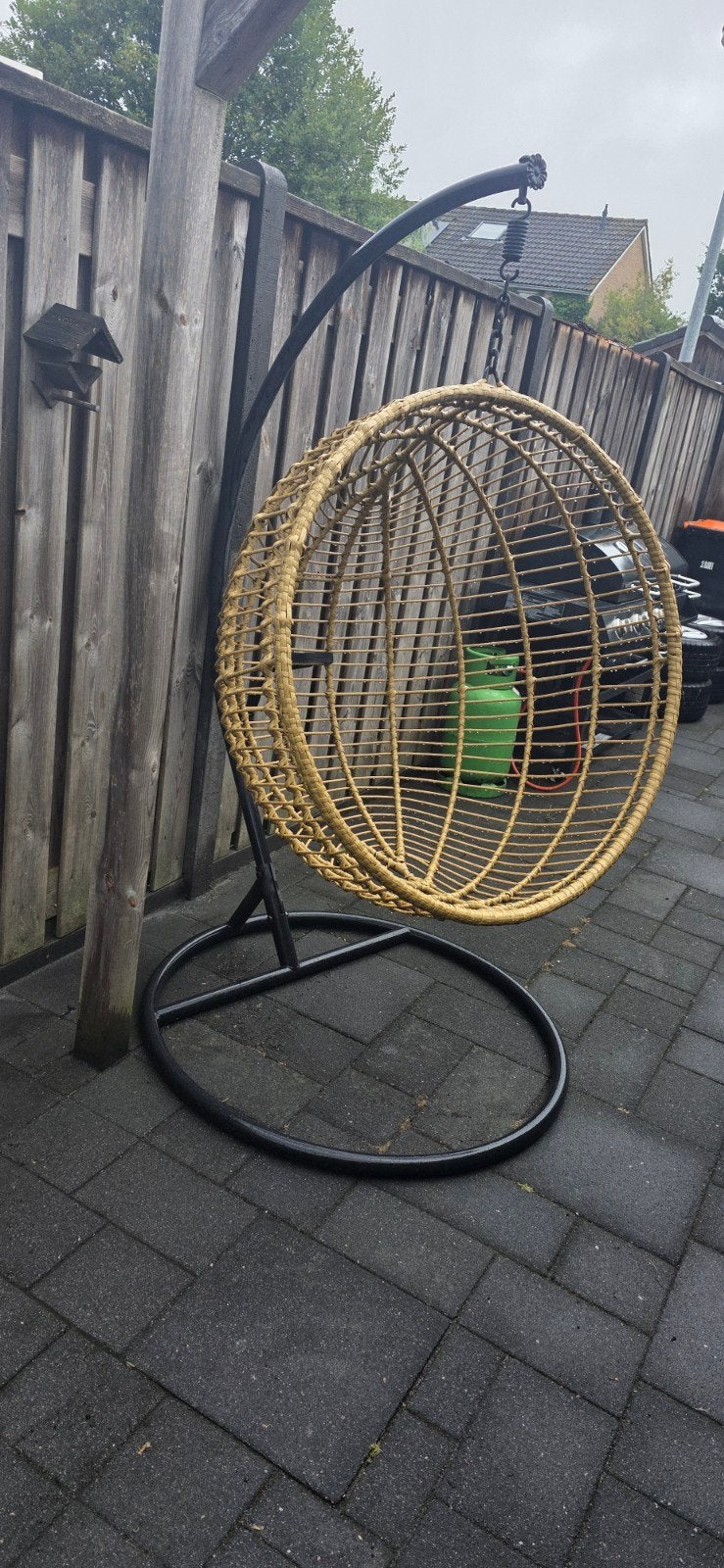 mooie hangstoel zonder kussen, Ophalen of Verzenden