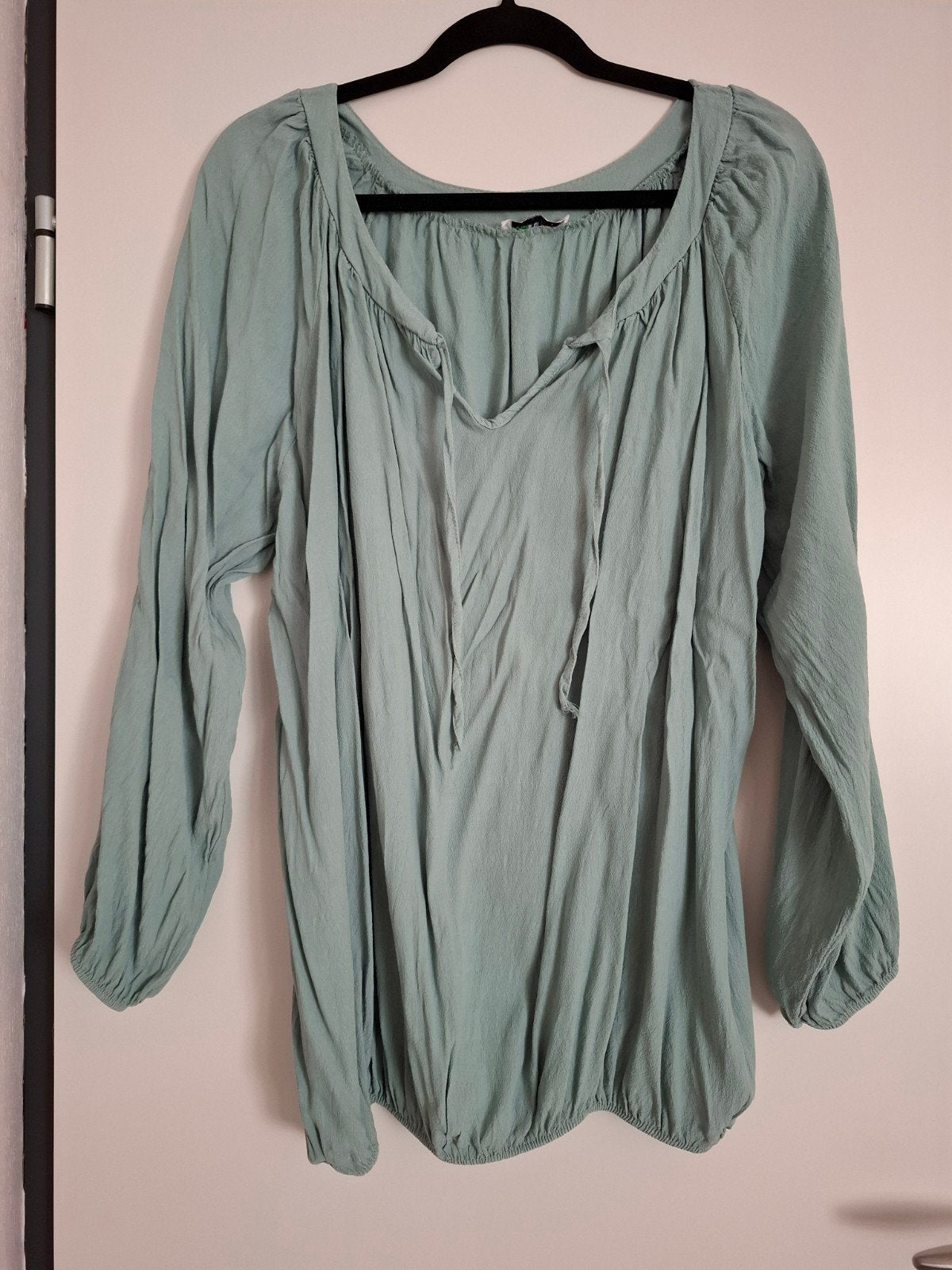 Mooie ballontop , universele maat, Made in Italy, Kleding | Dames, Made in Italy, Ophalen of Verzenden, Zo goed als nieuw, Groen