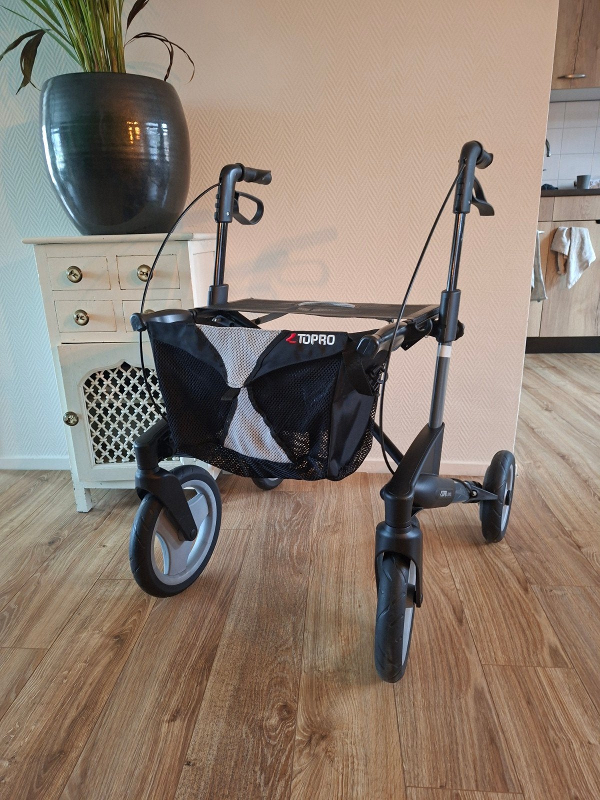 Rollator Topro Olympos maat M zgan, Diversen, Ophalen, Zo goed als nieuw