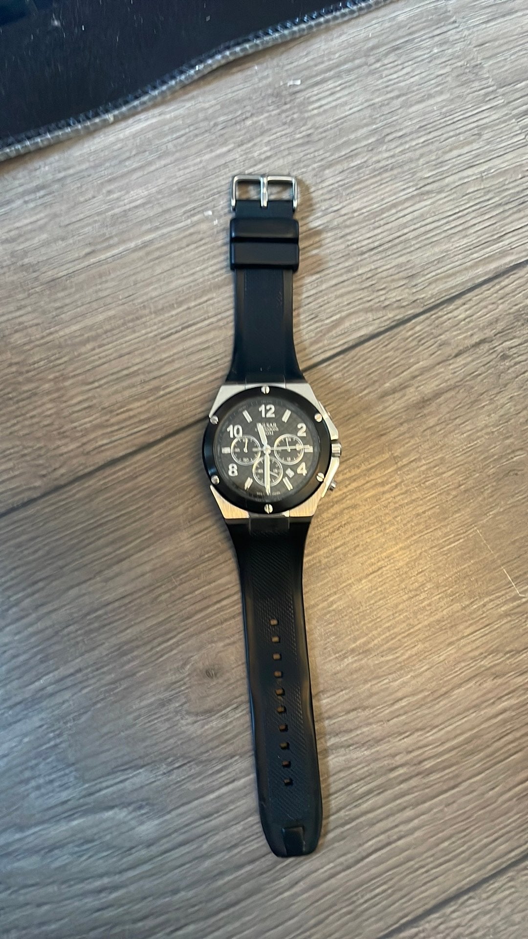 Pulsar horloge, Ophalen, Zo goed als nieuw, Staal, Overige merken