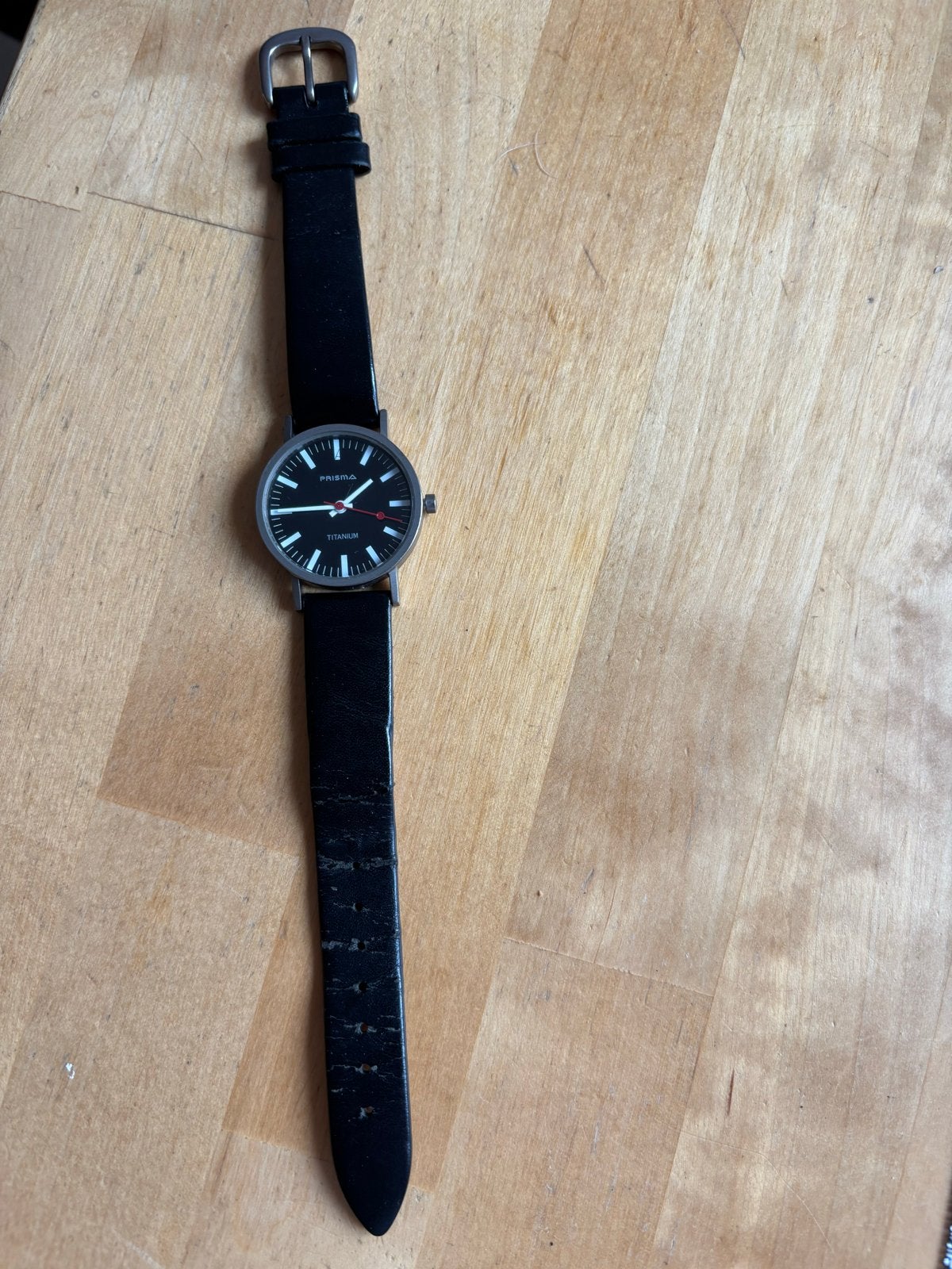 Prisma Titanium Polshorloge - Gebruikt, Ophalen, Gebruikt