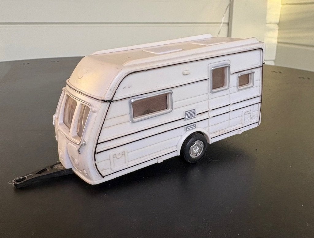 Made in China CARAVAN 1:43, Hobby en Vrije tijd, Modelauto's | 1:43, Ophalen of Verzenden, Gebruikt, Auto, Overige merken