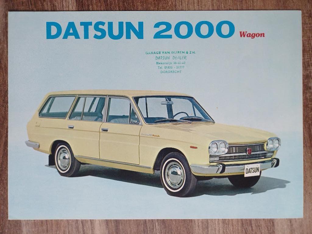 Datsun 2000 Wagon brochure, Ophalen of Verzenden, Zo goed als nieuw, Nissan