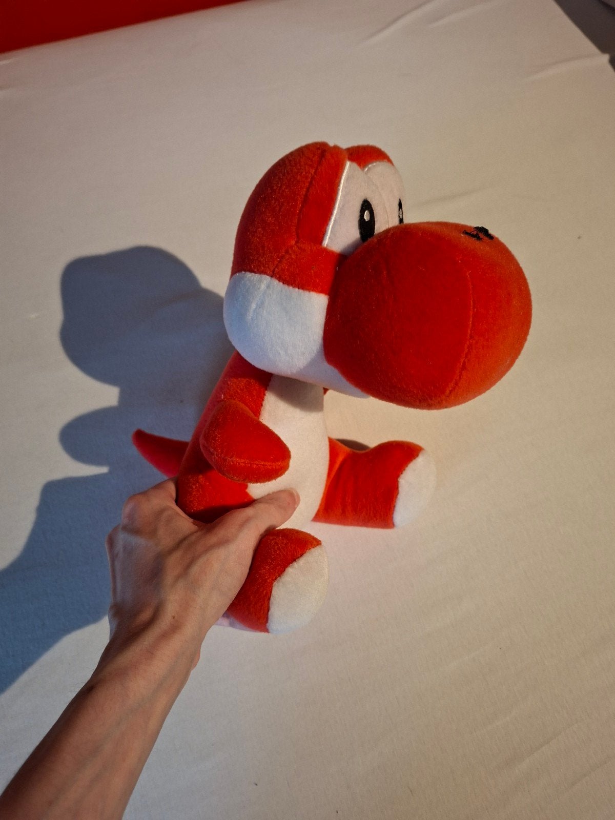 rode yoshi knuffel, Overige merken, Overige typen, Ophalen of Verzenden, Middelgroot (20 tot 80 cm)