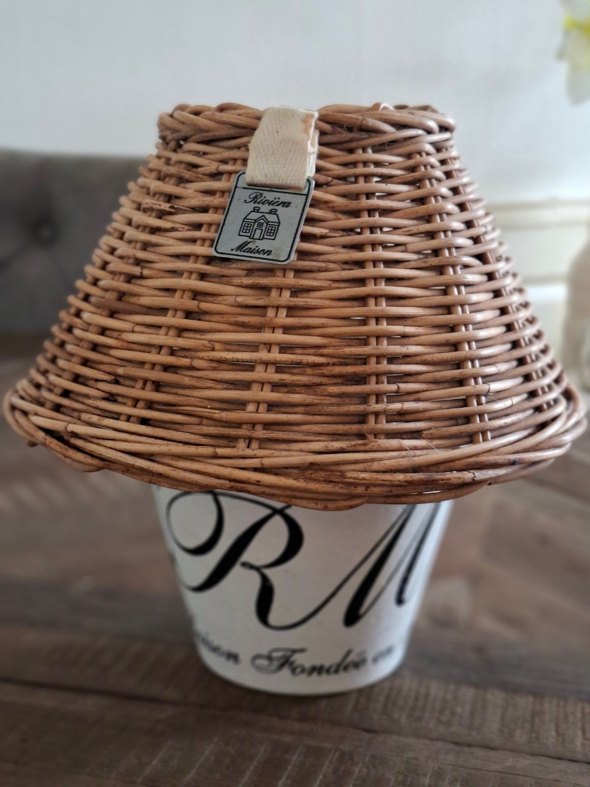 Riviera maison waxinelichtje, Ophalen, Natuurlijk materiaal
