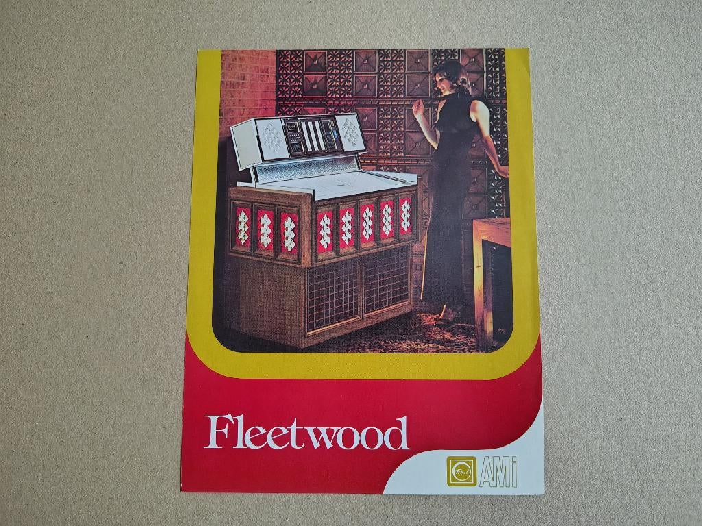 Flyer: Rowe-AMi R-80 / Fleetwood (1976) jukebox, Verzenden, Gebruikt, 1950 tot 1960, Seeburg