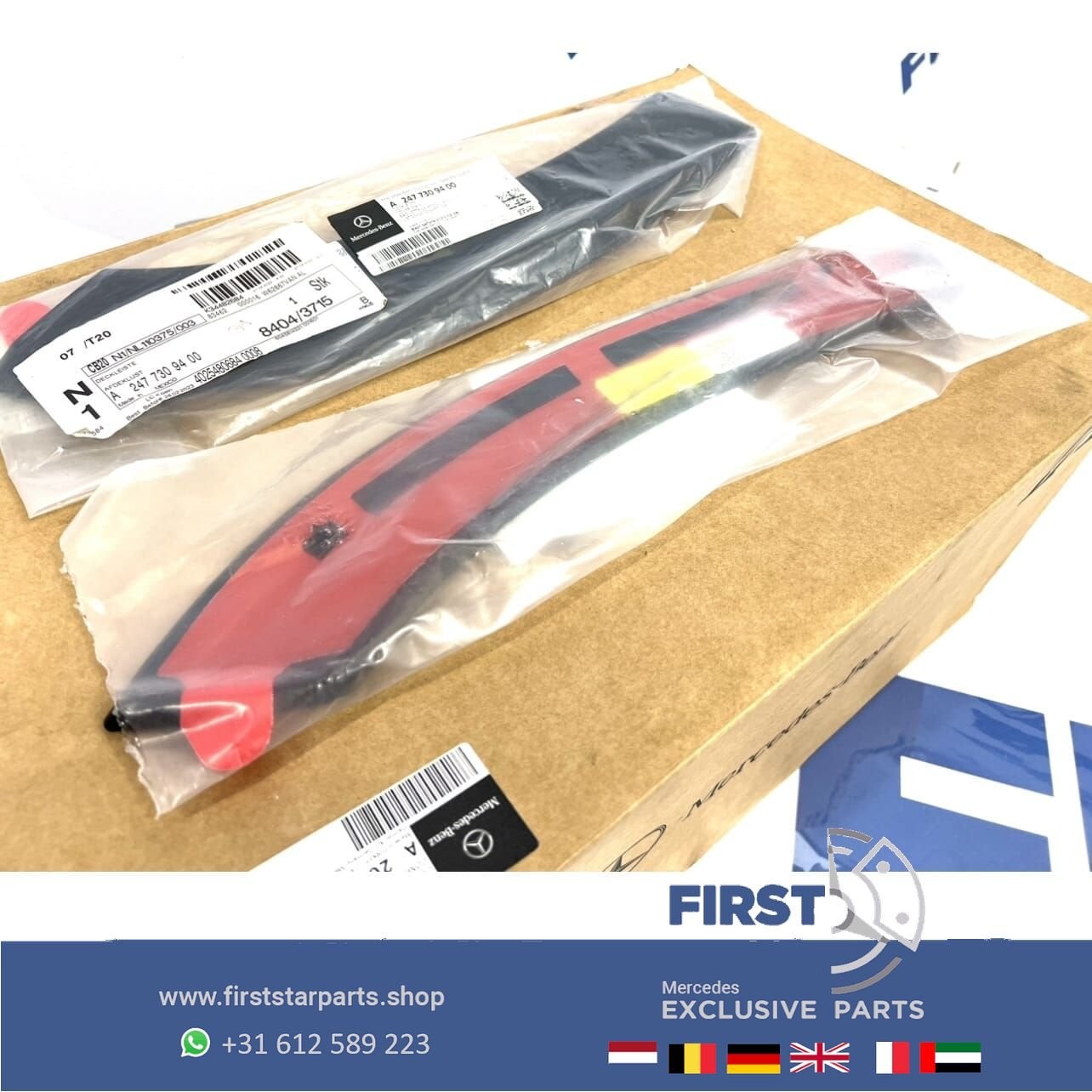 A2477309400 X247 GLB WIELKAST VERBREDER LIJST ZWART GLB35 AM
