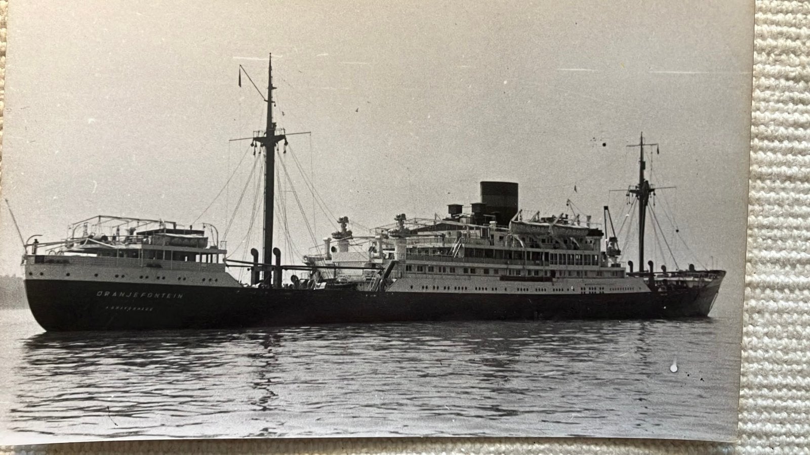 ORANJEFONTEIN  - 1940  VNS  achteropname, Verzamelen, Ophalen of Verzenden, Zo goed als nieuw, Kaart, Foto of Prent