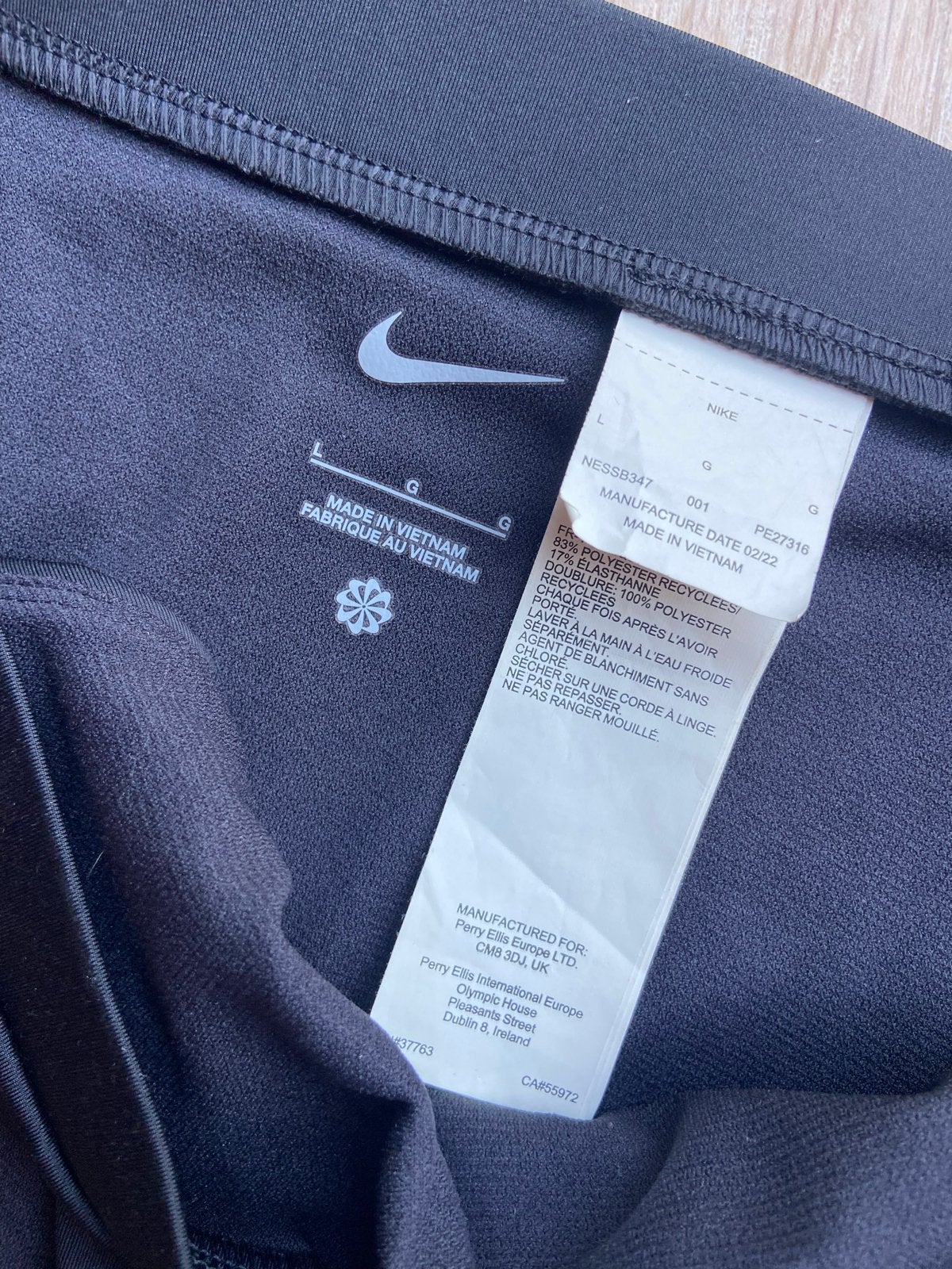 Nike hoog opgesneden bikinibroekje maat L nieuw, Ophalen of Verzenden, Nieuw, Zwart, Bikini