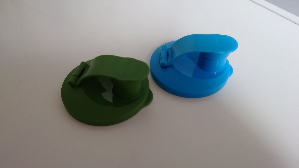 Tupperware Fliptop Dop beker/fles Groen/Blauw NIEUW, Overige kleuren, Overige typen, Nieuw, Ophalen of Verzenden