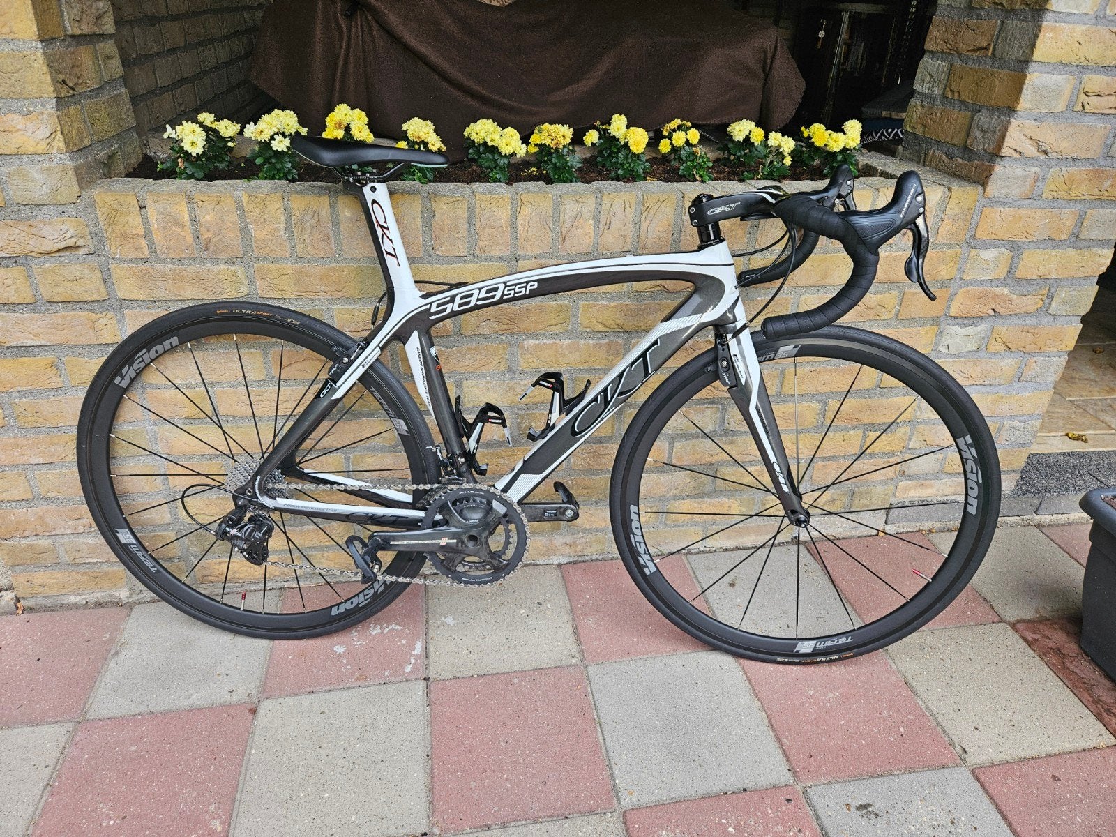 CKT 589 SSSP Carbon Racefiets (Maat M) – High-End Campagnolo, Fietsen en Brommers, 28 inch, Carbon, 49 tot 53 cm, Zo goed als nieuw