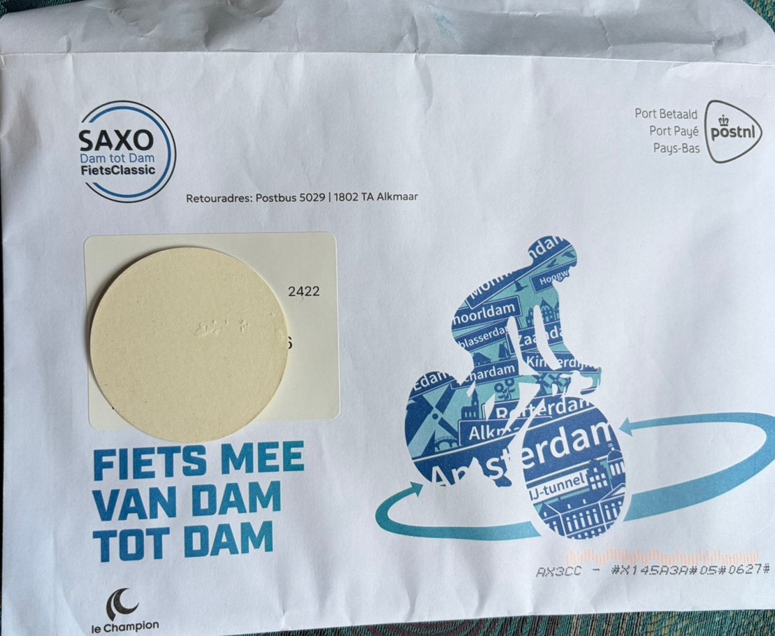 Dam tot Dam Startnummer 160k, Ophalen, Zo goed als nieuw