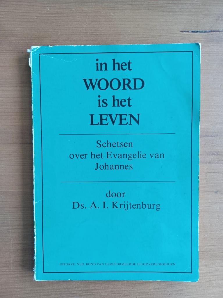 In het Woord is het Leven - Evangelie van Johannes, Gelezen, Christendom | Protestants, Ophalen of Verzenden, Ds. A.I. Krijtenburg