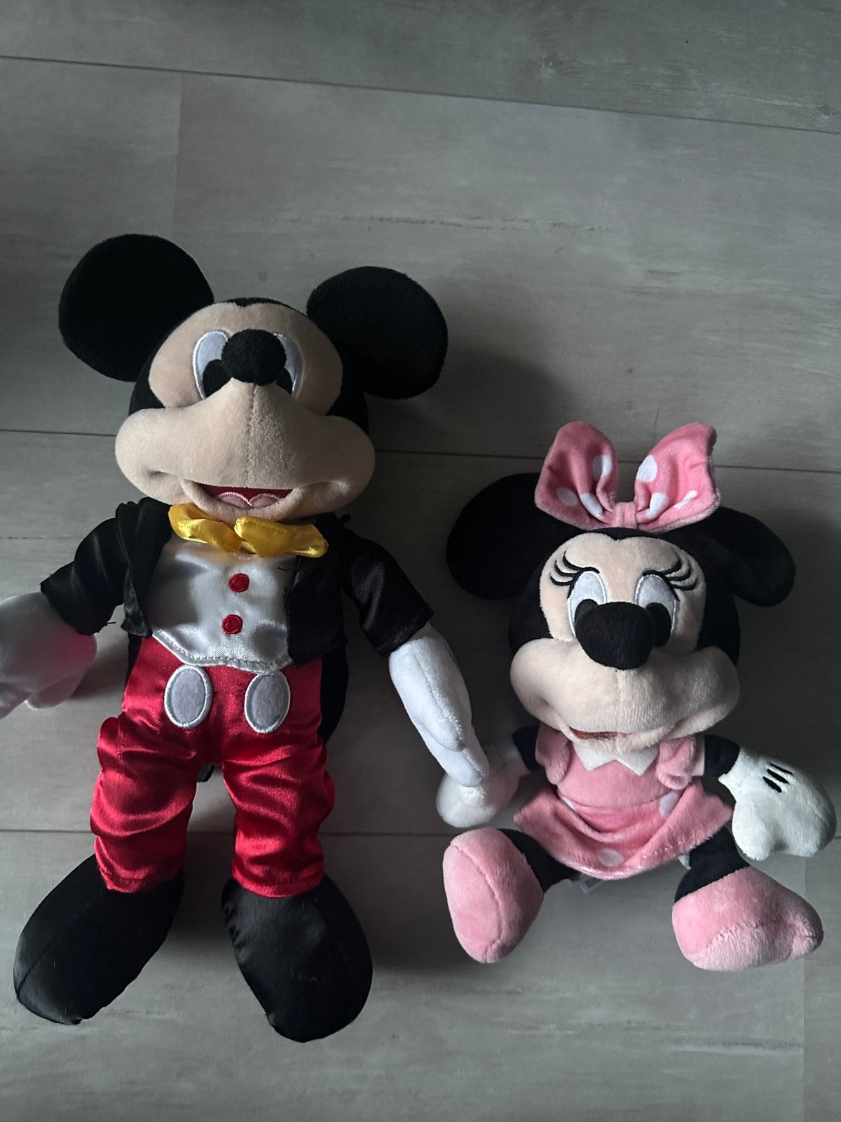 Mickey en minnie mouse knuffels, Ophalen of Verzenden, Zo goed als nieuw, Overige typen