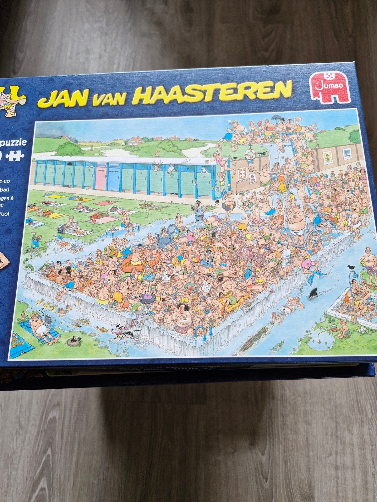 Jan van Haasteren,Bomvol bad., Ophalen, 500 t/m 1500 stukjes, Zo goed als nieuw, Legpuzzel