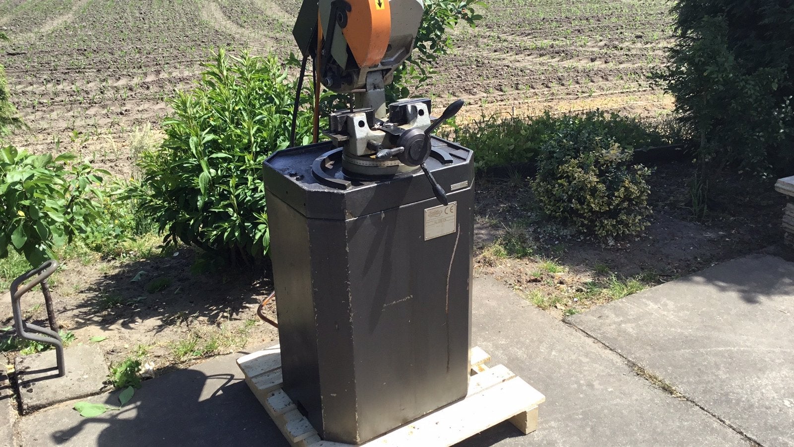 Huvema zaagmachine, Doe-het-zelf en Verbouw, Gereedschap | Zaagmachines, Ophalen, 70 mm of meer, Zo goed als nieuw, Afkortzaag