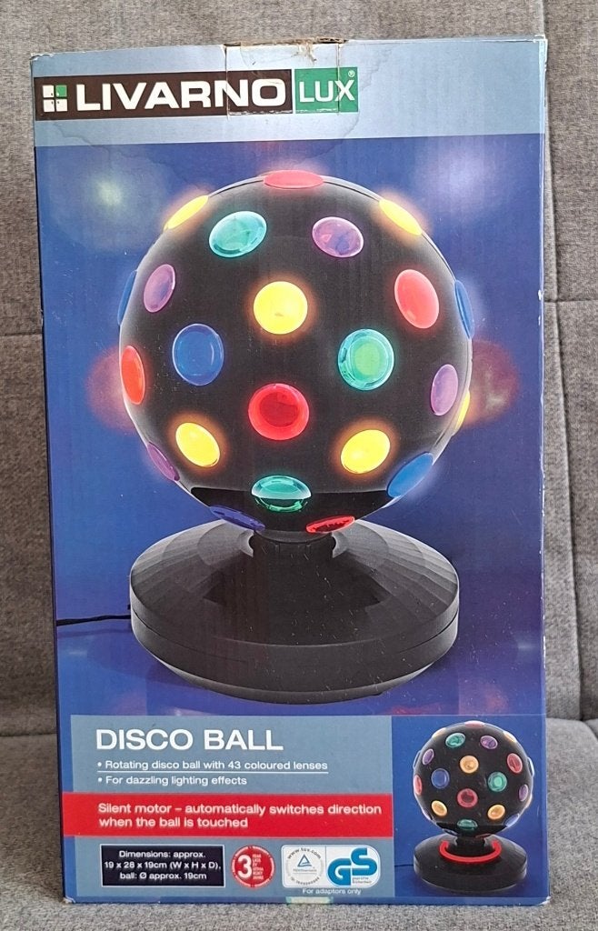 Livarno Lux Disco Bal (43 lenzen), Ophalen of Verzenden, Zo goed als nieuw, Discobol, Kleur