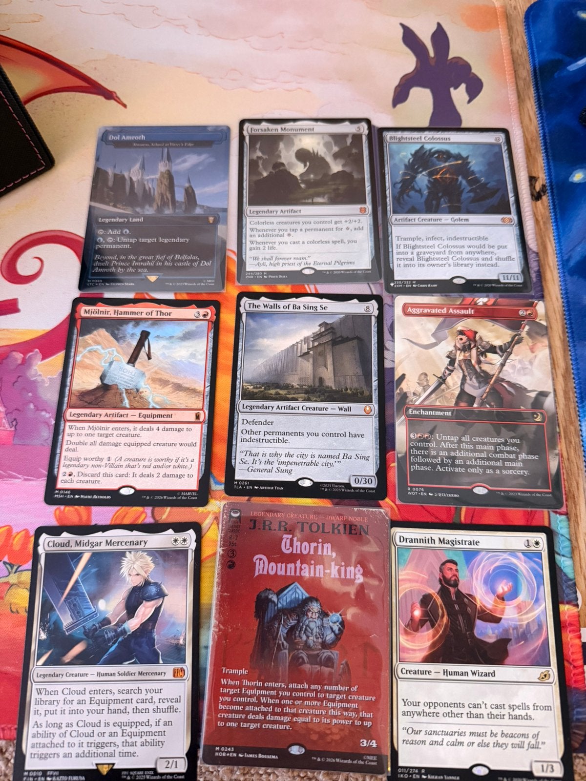 9 mooie magic kaarten, Ophalen of Verzenden, Zo goed als nieuw, Meerdere kaarten, Foil