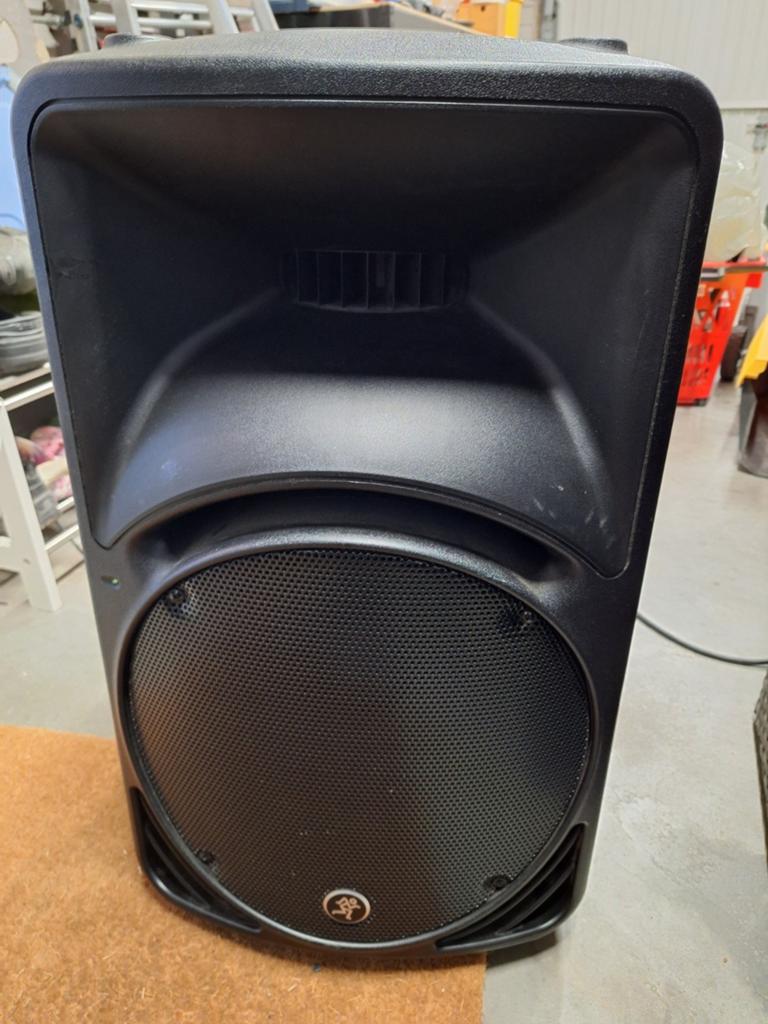 Mackie SRM450 V3 actieve luidspreker met hoes, Overige merken, Gebruikt, Overige typen, Ophalen of Verzenden