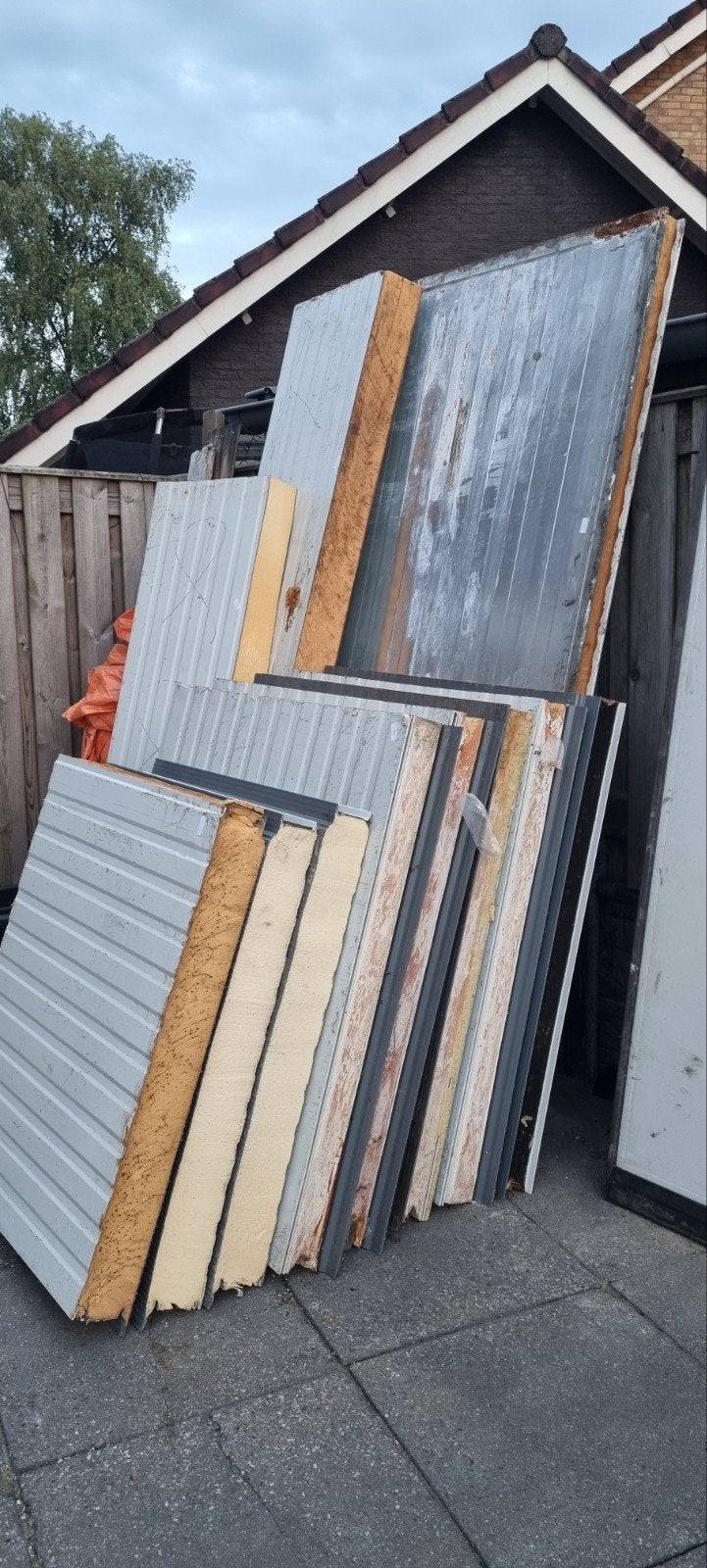 Diverse sandwichpanelen - verschillende maten en diktes, Ophalen