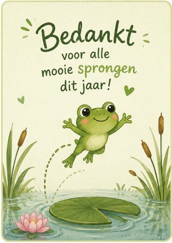 Origineel afscheidscadeau juf/meester - Gehaakte kikkers, Kikker, Groen, Overige merken, Nieuw