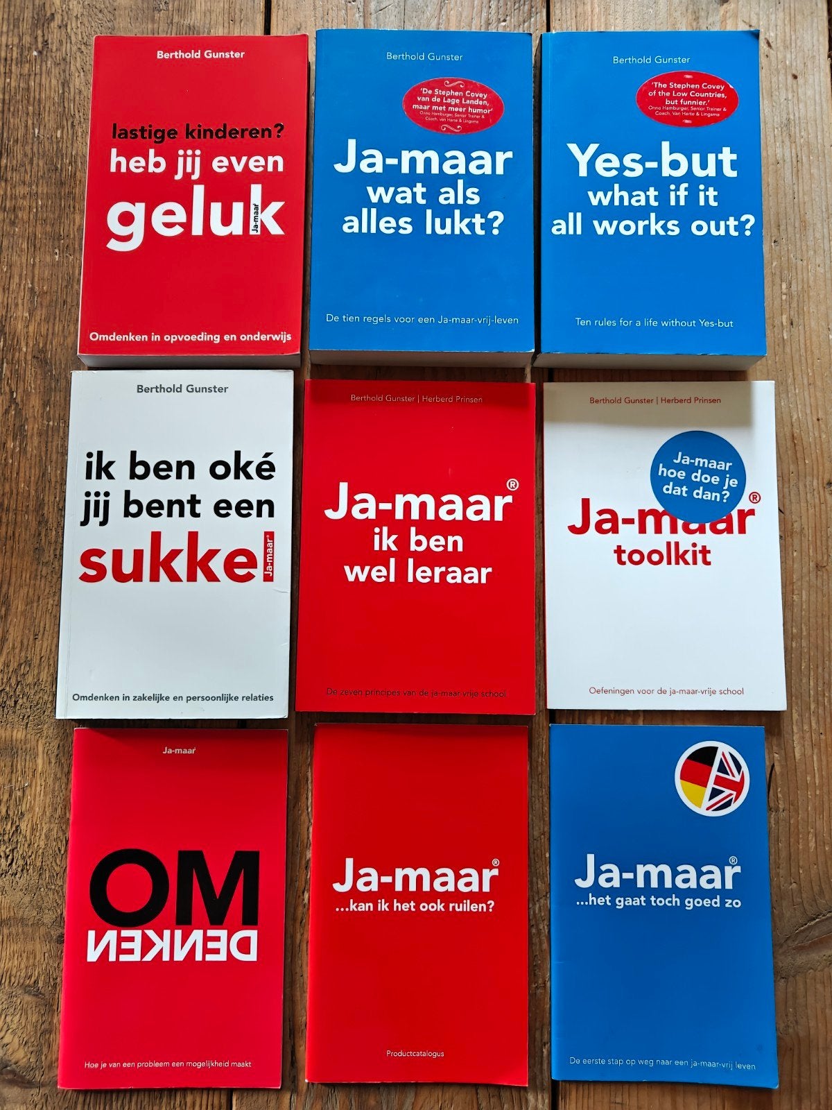 9 Boeken van Berthold Gunster., Ophalen of Verzenden, Zo goed als nieuw