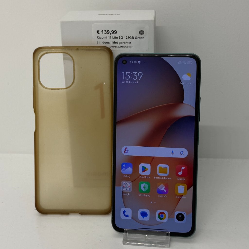 Xiaomi 11 Lite 5G 128GB Groen | In doos | Met garantie, Overige modellen, Dordrecht@usedproducts.nl, Toulonselaan 72, Ophalen of Verzenden