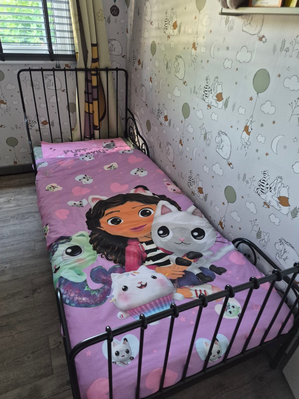 Mooi meegroeibed (Ikea Minnen)., Ophalen, 180 cm of meer, 70 tot 85 cm, Lattenbodem